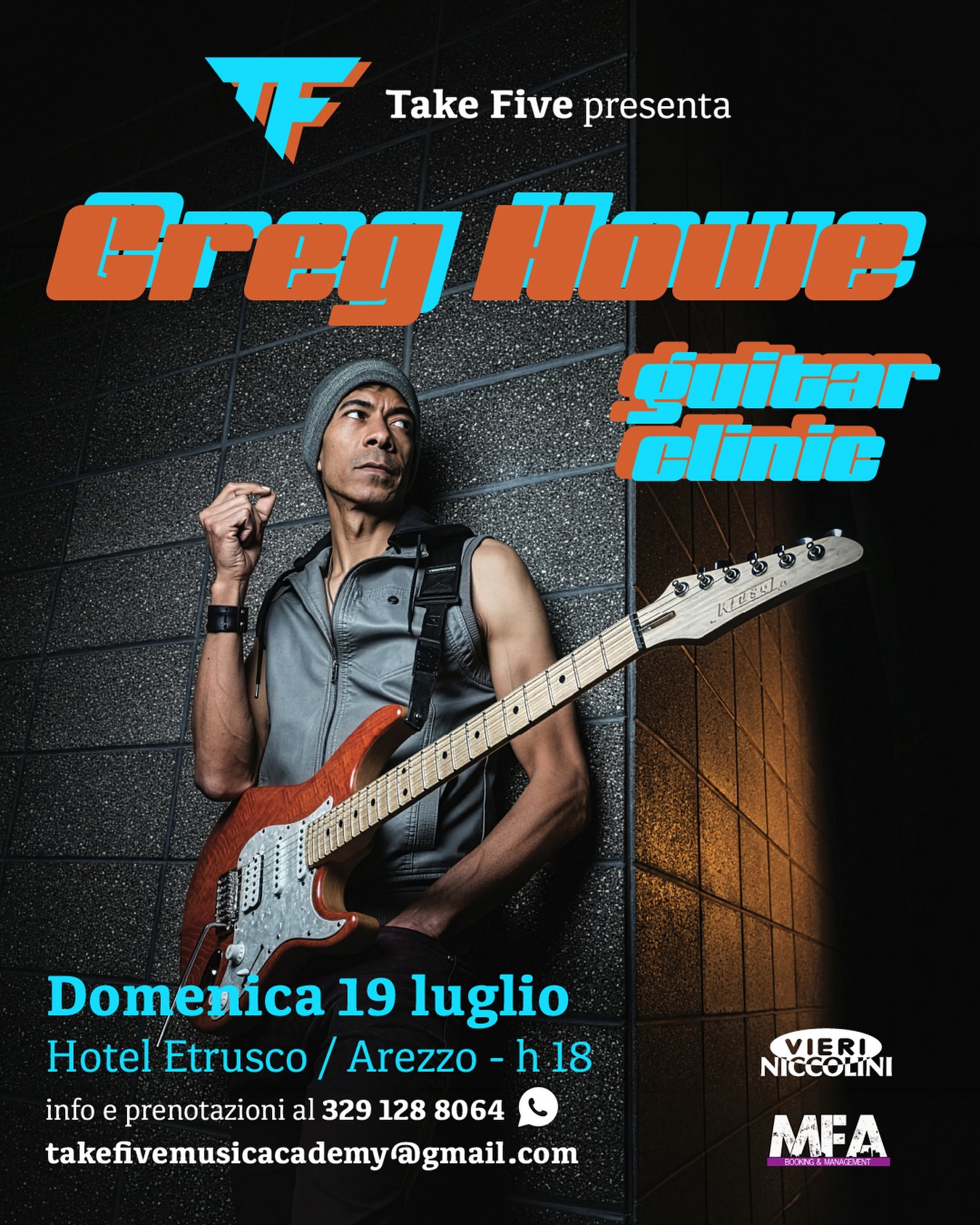 Greg Howe Guitar Clinic Arezzo